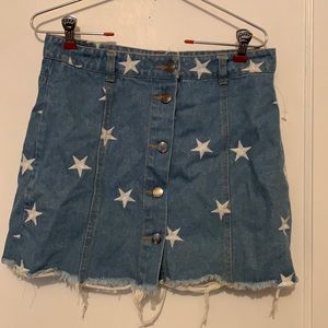 Denim skirt